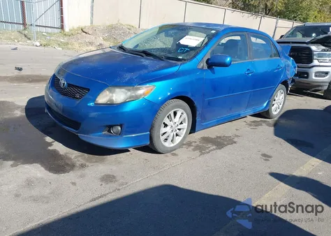 2010 Toyota Corolla S z USA, uszkodzony, nr VIN 2T1BU4EE0AC497860